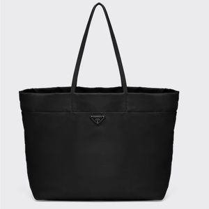 Prada Re-Nylon and Saffiano leather tote bag.
